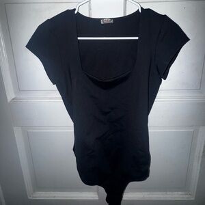 Free People Intimately Classic Black Women's Top